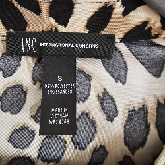 International concepts Leopard Print blouse - Picture 7 of 7